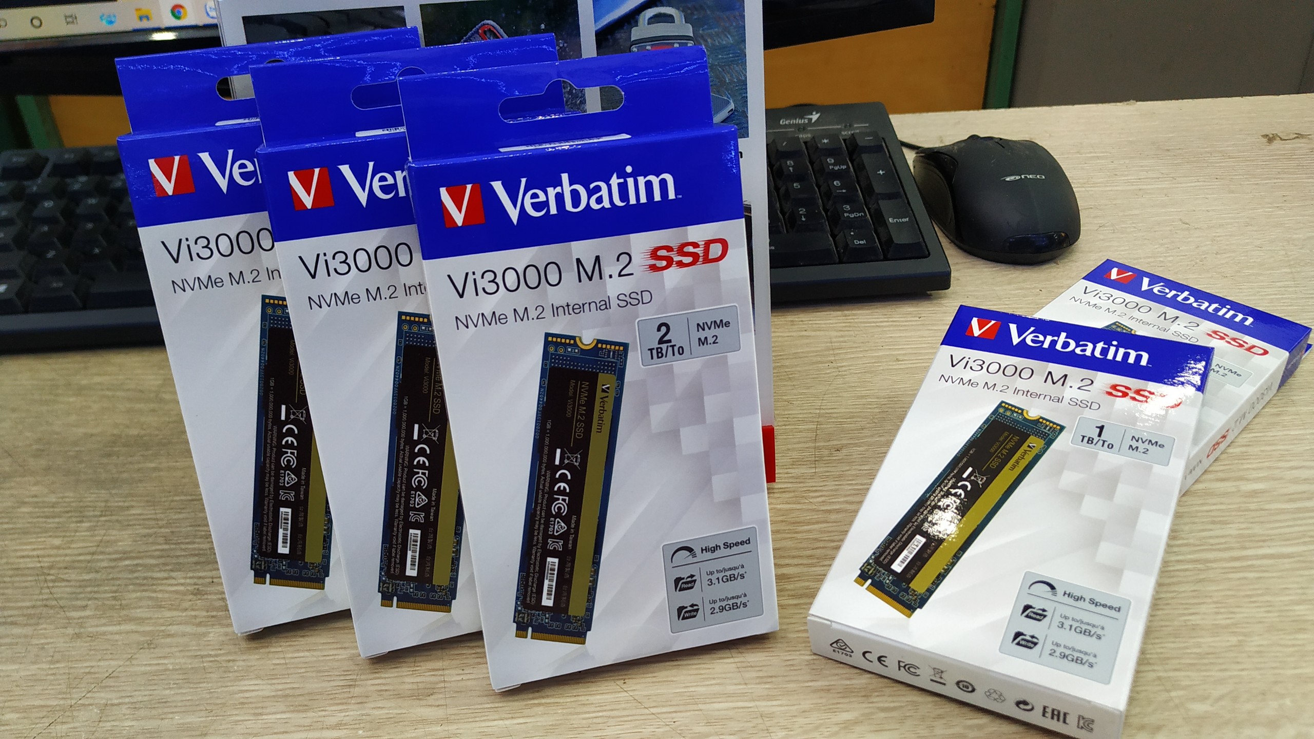 Ổ cứng Verbatim SSD NVMe M.2 2TB (Vi3000)- Hàng chính hãng