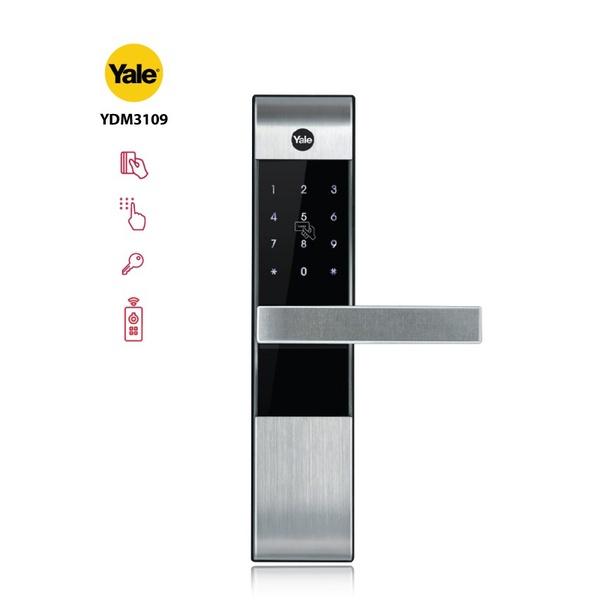 Khóa Cửa Thông Minh Yale | Khóa mã số YALE YDM3109A SIL- hàng chính hãng