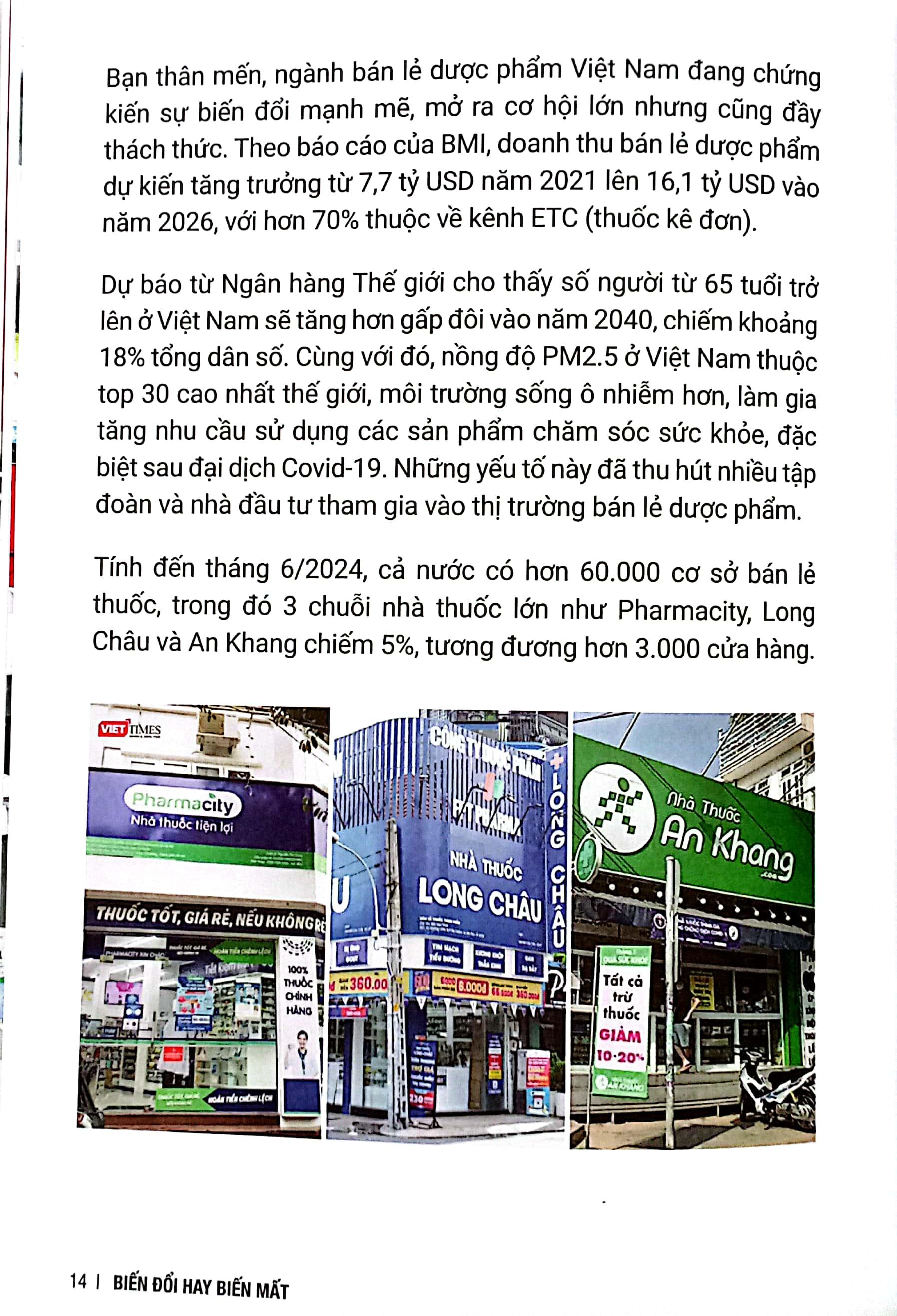 Sách - Kinh Doanh Nhà Thuốc - Biến Đổi Hay Biến Mất
