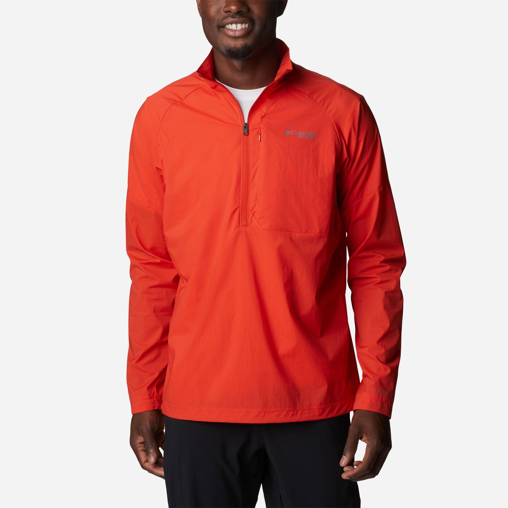 Áo gió tay dài thể thao nam Columbia Titan Pass Lightweight 1/2 Zip - 2034822839