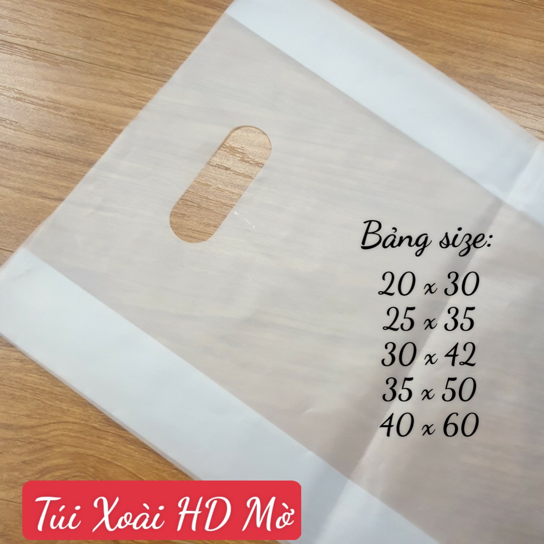 1 KG   Túi Hột Xoài HD Dày Đẹp -   Túi Xốp Đóng Hàng HD -    Túi Xoài HD Các Màu Đủ Kích Thước