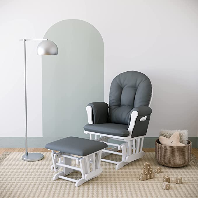 Ghế lắc thư giãn GLIDER CHAIR - Xám/Trắng C-CGL1WG