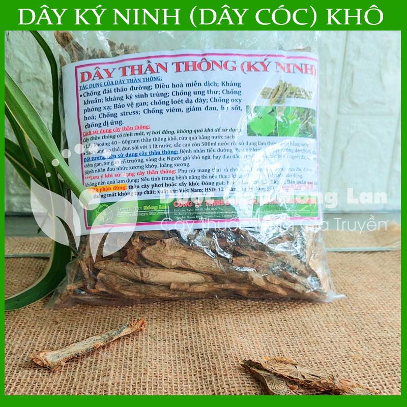 1kg Dây Ký Ninh (Thần Thông, Dây Cóc) khô sạch