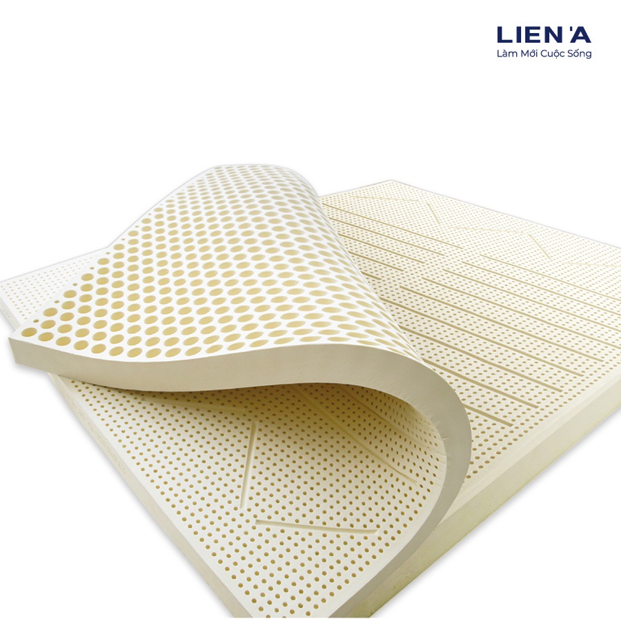 Nệm Cao Su Liên Á Ladome Cool Cao 10cm - Giường Đơn - Nệm Cao Su Thiên Nhiên 100