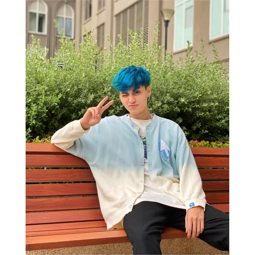 Áo Khoác Nỉ Bông Cardigan Tiedye CLICK.CLUB Loang Màu Unisex - E29