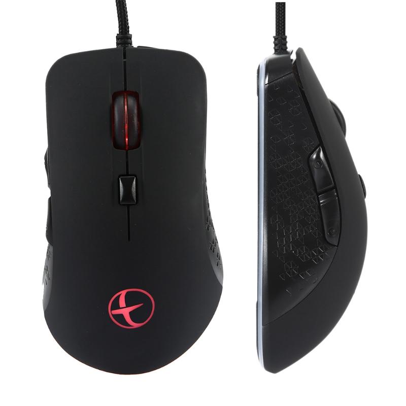 2400 DPI Làm Nóng Ấm Tay USB Chuột Chơi Game Có Dây Dành Cho Máy Tính Xách Tay Máy Tính 1XCB