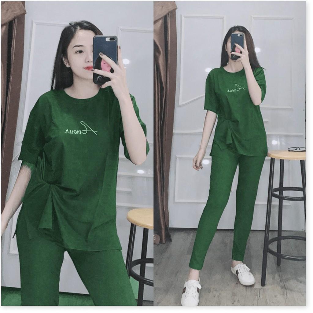SET BỘ THUN NỮ,CHẤT LIỆU VÃI THOÁNG MÁT VÀ CO GIẢN 4C THỜI TRANG KME.STORE