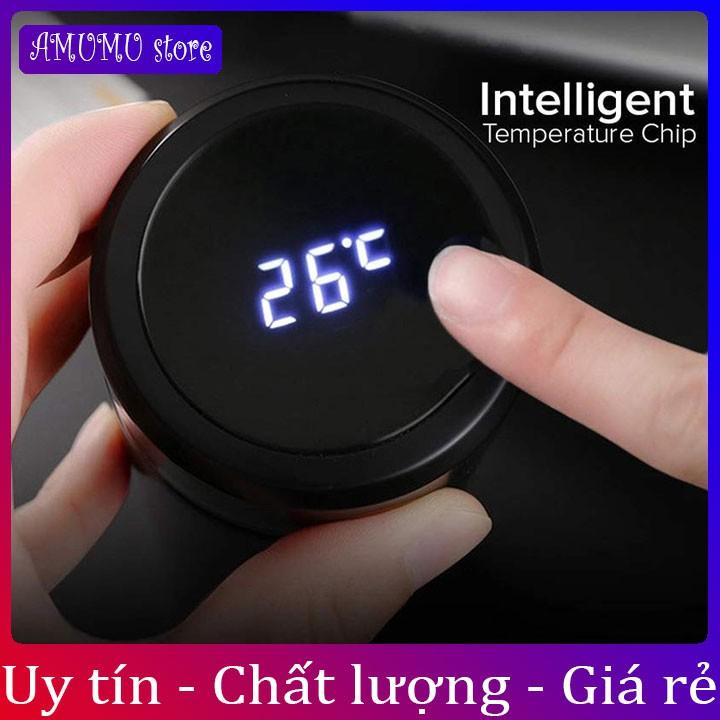 Bình Giữ Nhiệt 500ml Nắp Cảm Ứng Nhiệt Độ Inox 304 Cao cấp