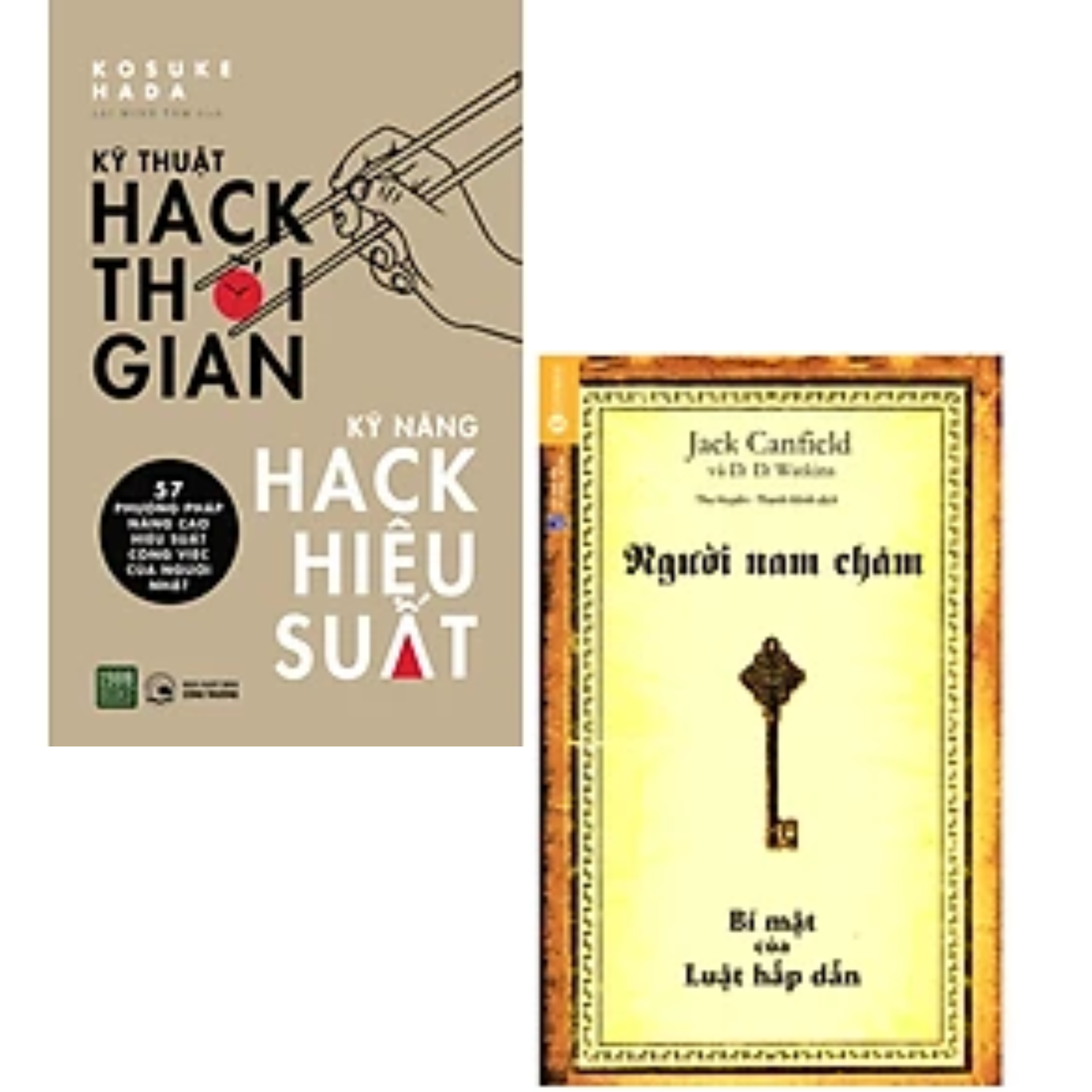 Combo 2 cuốn Sách Kĩ Năng Làm Việc : Kĩ Thuật Hack Thời Gian, Kĩ Năng Hack Hiệu Suất + Người Nam Châm