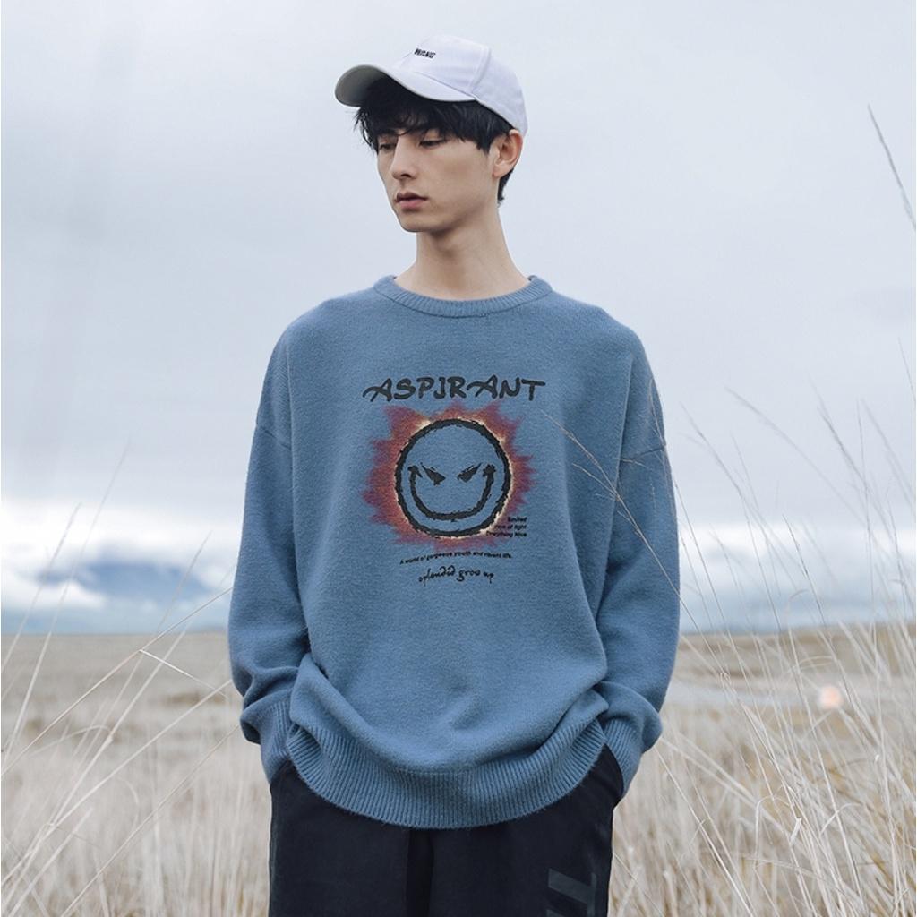 Áo len giữ nhiệt MEANSTORE len mùa đông nam nữ phong cách Hàn Quốc Ulzzang màu xanh, đen. xám