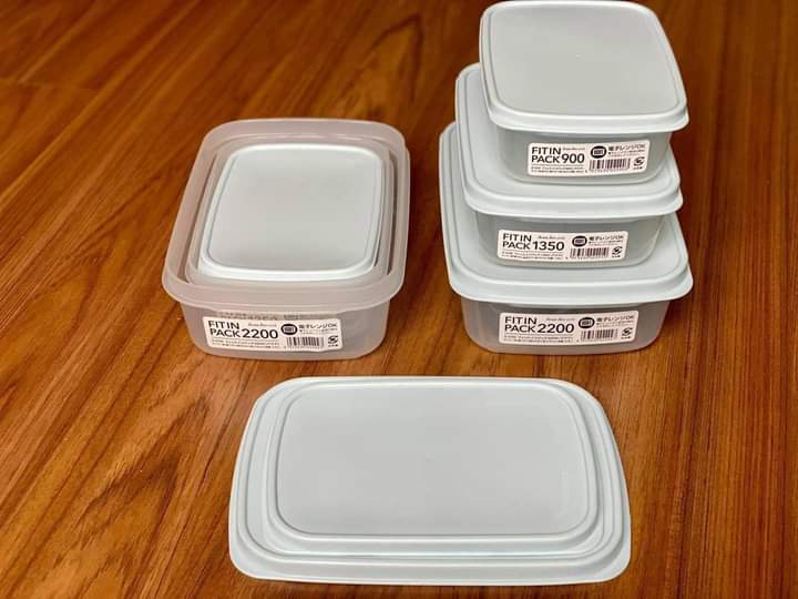 Set 6 hộp nhựa đựng thực phẩm
