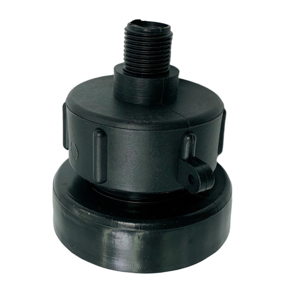 IBC Tank Drain Fitting Adapter IBC 80mm Coarse Thread Garden Hose Connector 1/2"