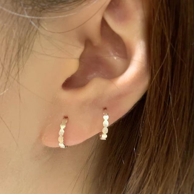 Bông tai tròn bạc 925