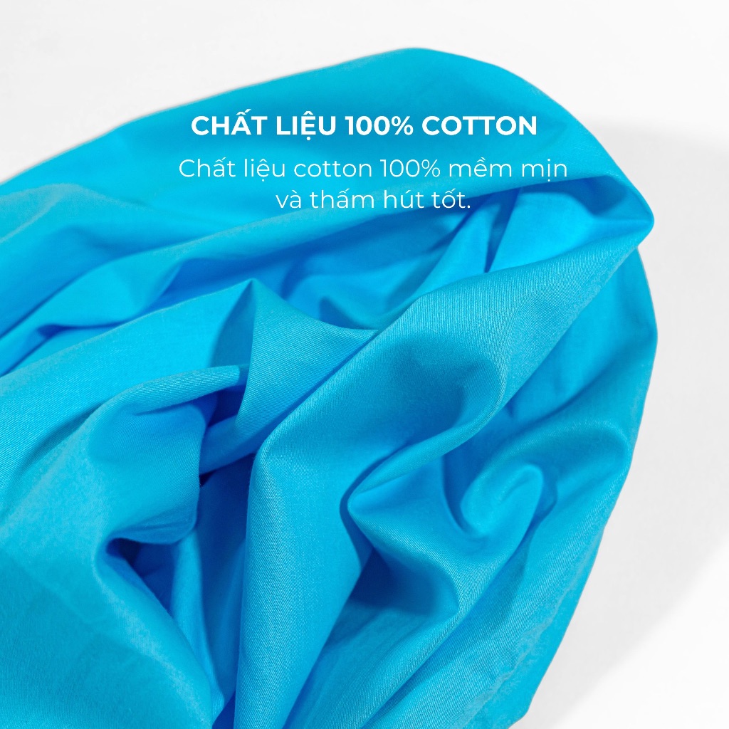 [Nhiều màu - Khoá kéo] Vỏ Gối Ôm Gòn Bedding Cotton 100% Hàn Quốc Màu Trơn 35x100 cm 37x105 cm