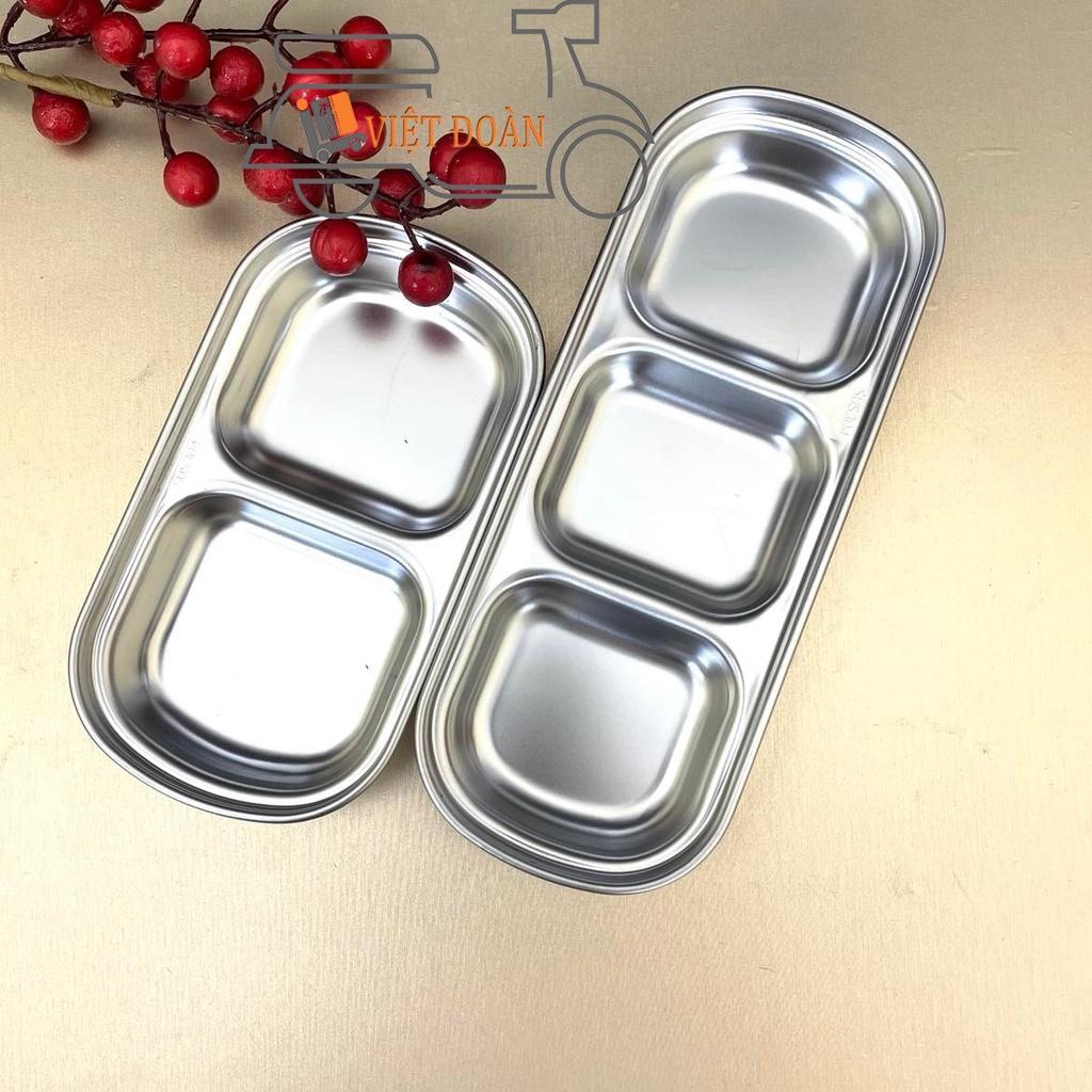 CHÉN - DĨA - KHAY đựng NƯỚC CHẤM, GIA VỊ- Thiết kế 2 ngăn, 3 ngăn tiện ích và sang trọng