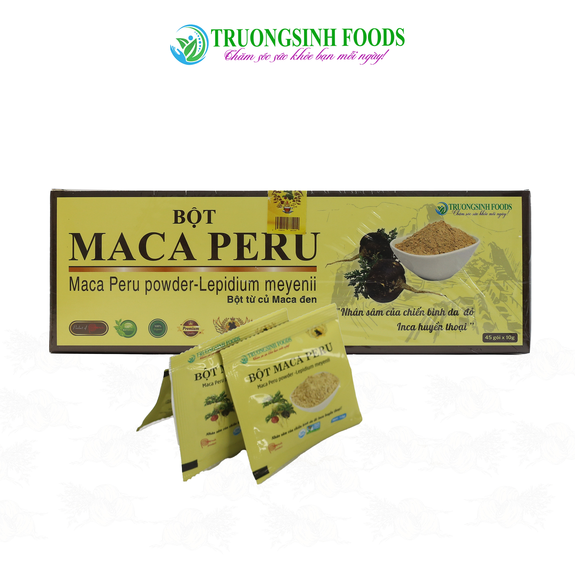 Sâm Bột Maca Peru màu Đen (Lepidium Meyenii)