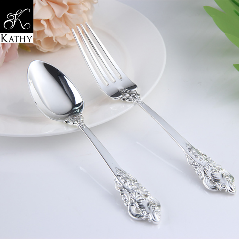 Dĩa ăn bạc cán họa tiết cổ điển cỡ nhỏ 16cm ROYAL 2514S