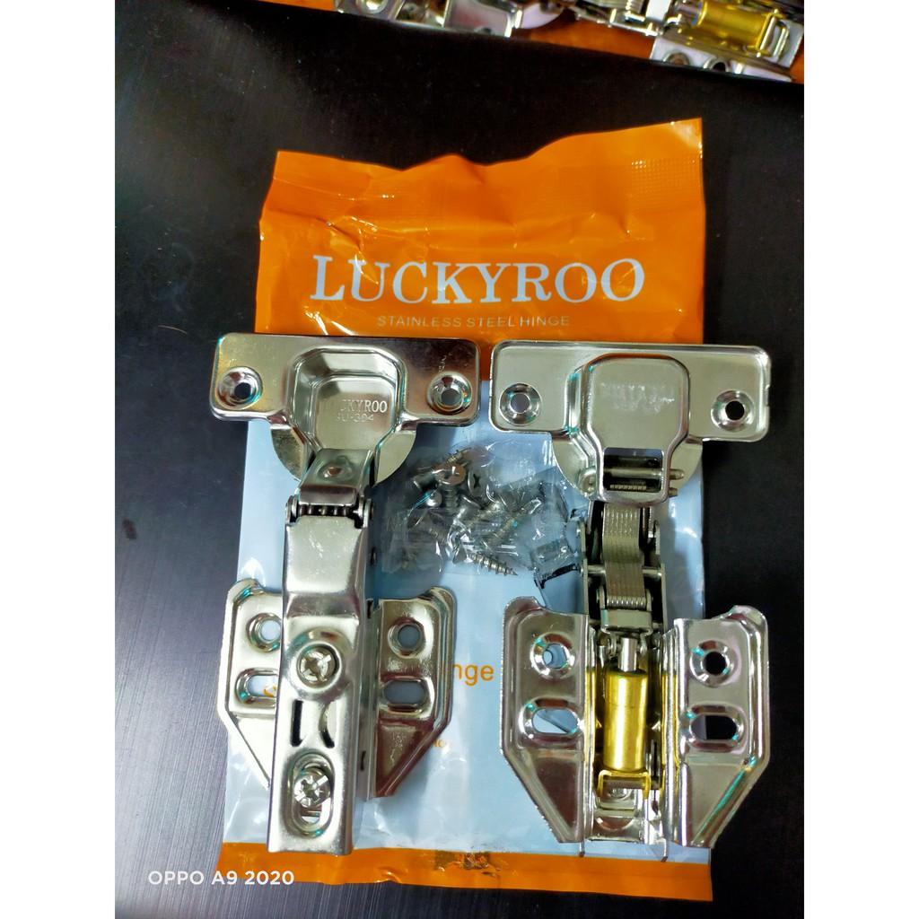 Bản lề Inox 304 giảm chấn - LuckyRoo