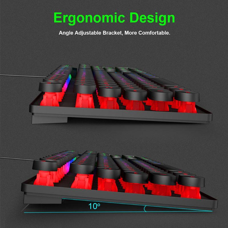 Bàn Phím Dây 104 Phím Rgb Chất Lượng Cao