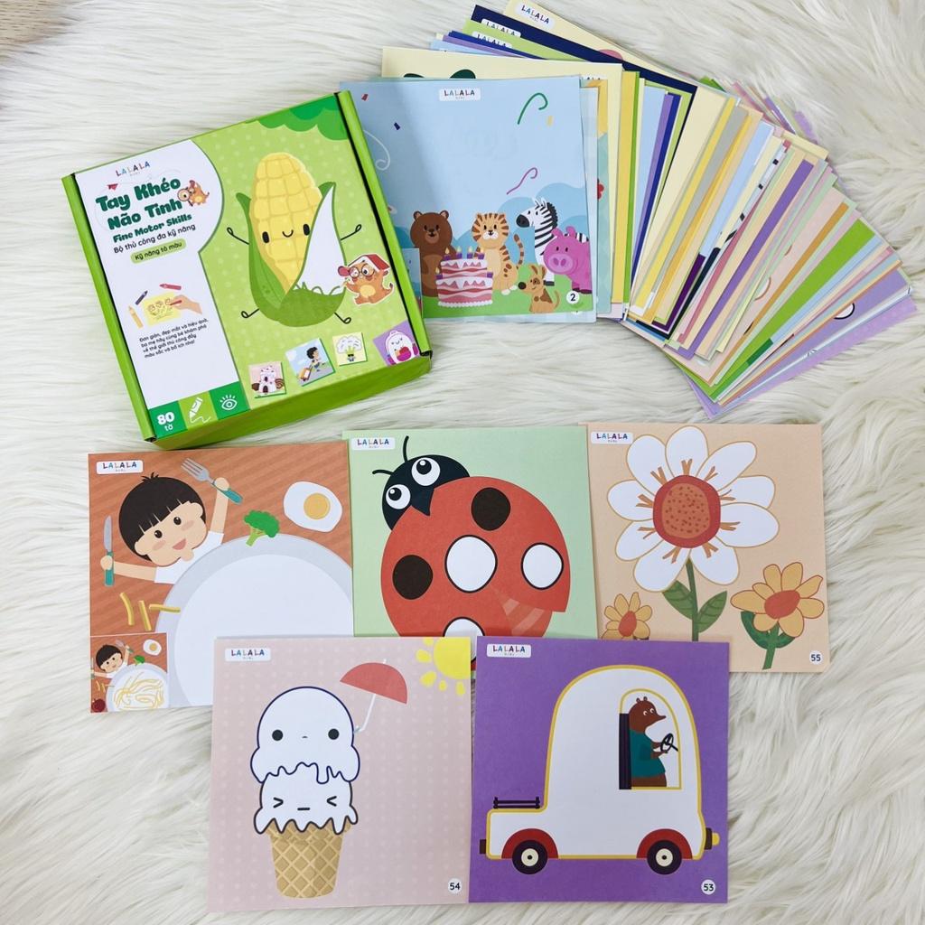 TRỌN BỘ &quot;TAY KHÉO - NÃO TINH&quot; CỦA LALALA BABY MẪU MỚI RA MẮT- DÀNH CHO BÉ 2+ KỸ NĂNG TÔ/CẮT/GẤP