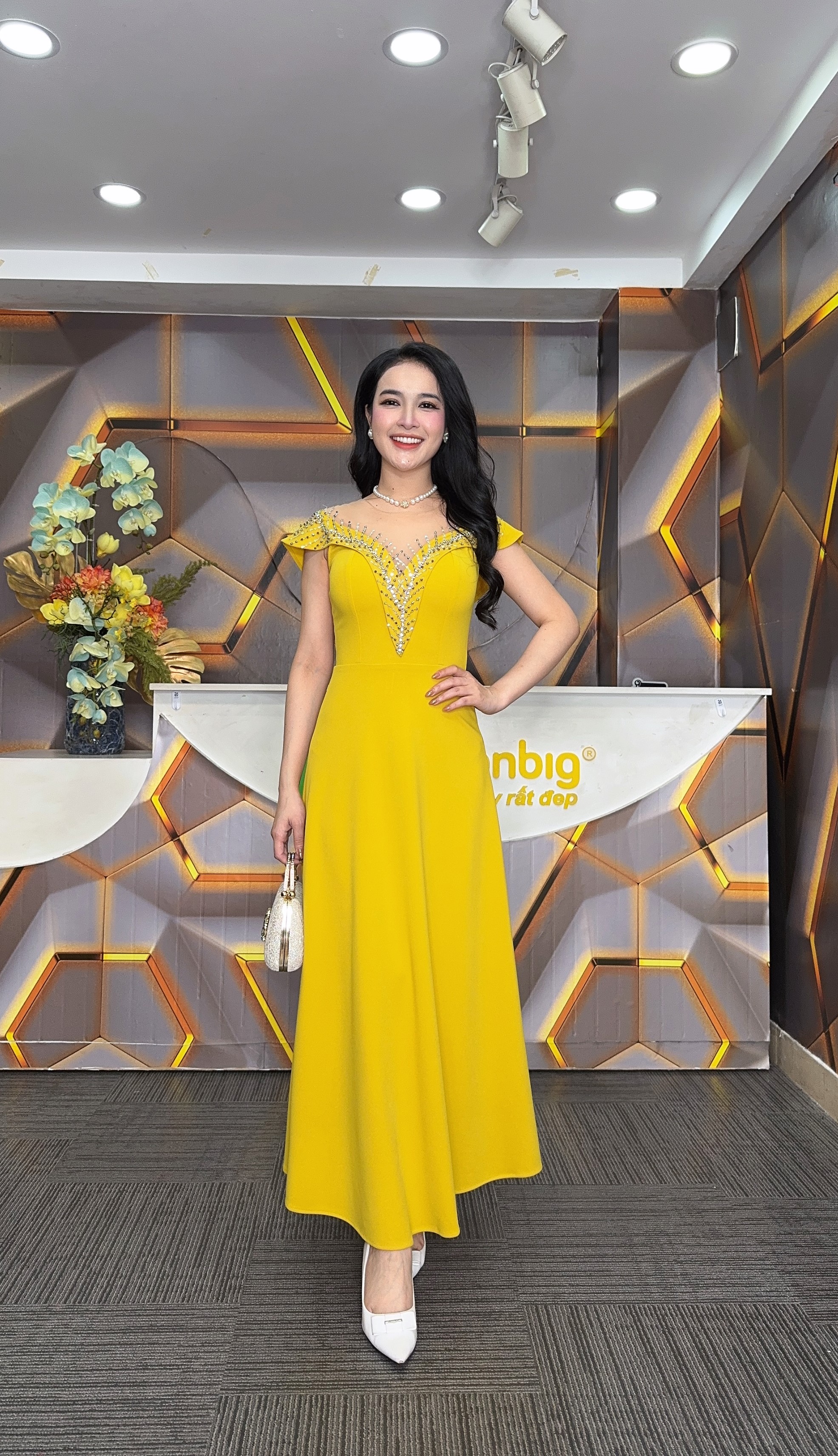 Đầm xòe - Y1878 - Thương hiệu Zonbig