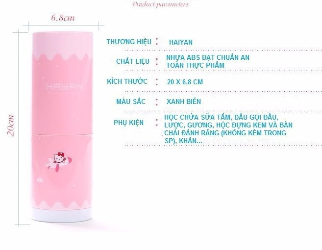 Hộp đựng bàn chải, kem đánh răng,sữa tắm dầu gọi đằu du lịch-Cao Cấp 5