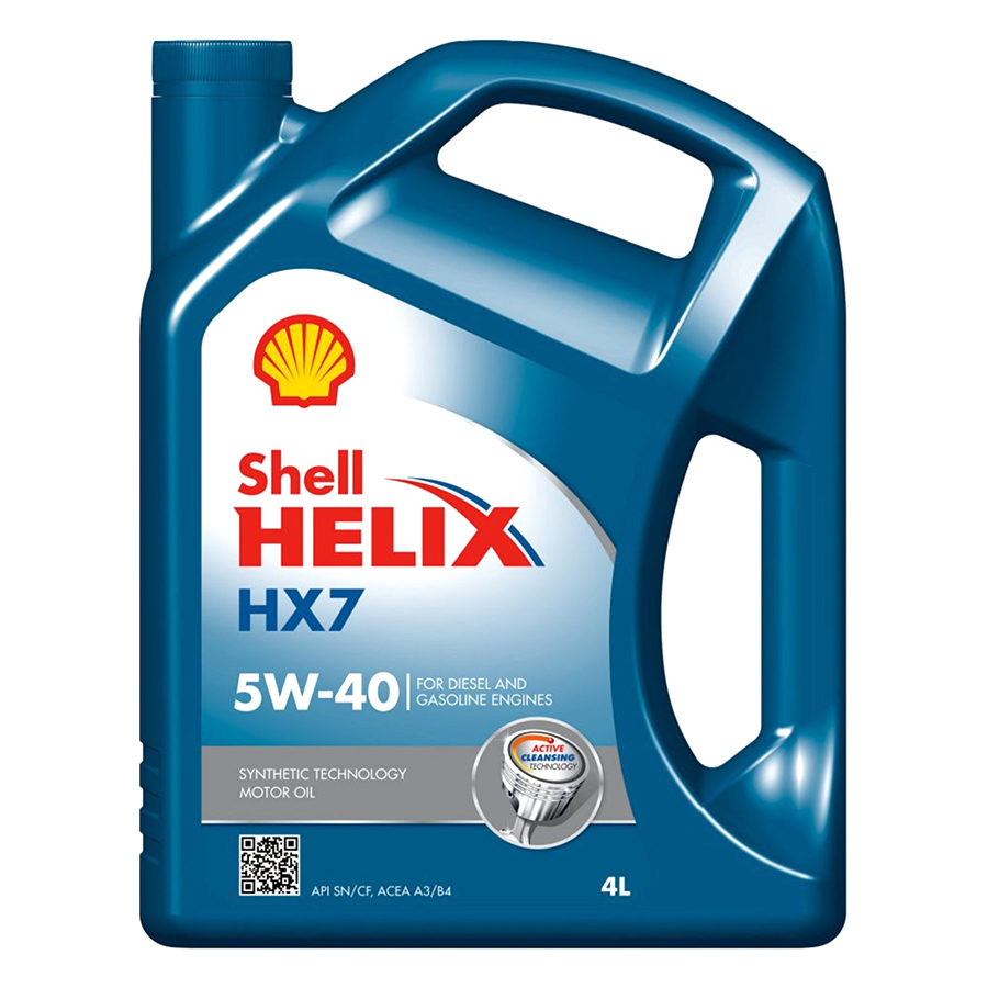 Nhớt Xe Shell Helix Hx7 5W-40  (4L)