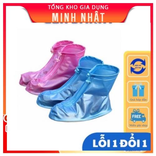 Ủng Bọc Giày Đi Mưa Lội Nước Nam Nữ Chống Trơn Trượt Thời Trang