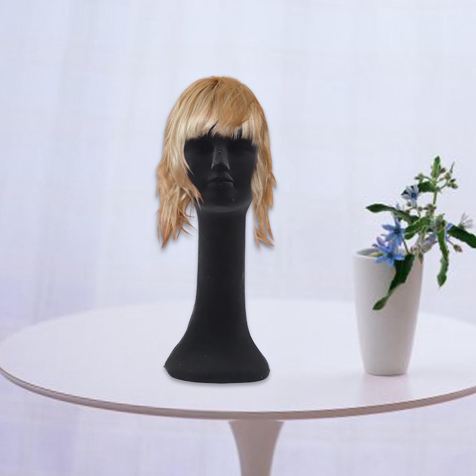 Women Wig Head Display Foam Head Model Stand Mannequin High Simulation DIY Photography Props