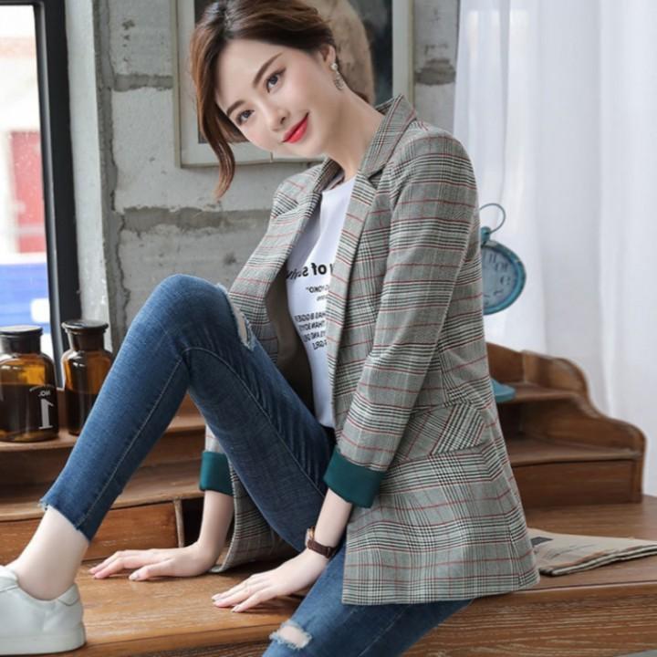Áo khoác vest, blazer nữ cao cấp phong cách Hàn Quốc NA72