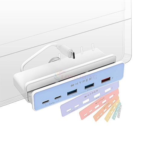 Cổng chuyển đổi HyperDrive 5-in-1 USB-C Hub HD34A6 - Hàng chính hãng