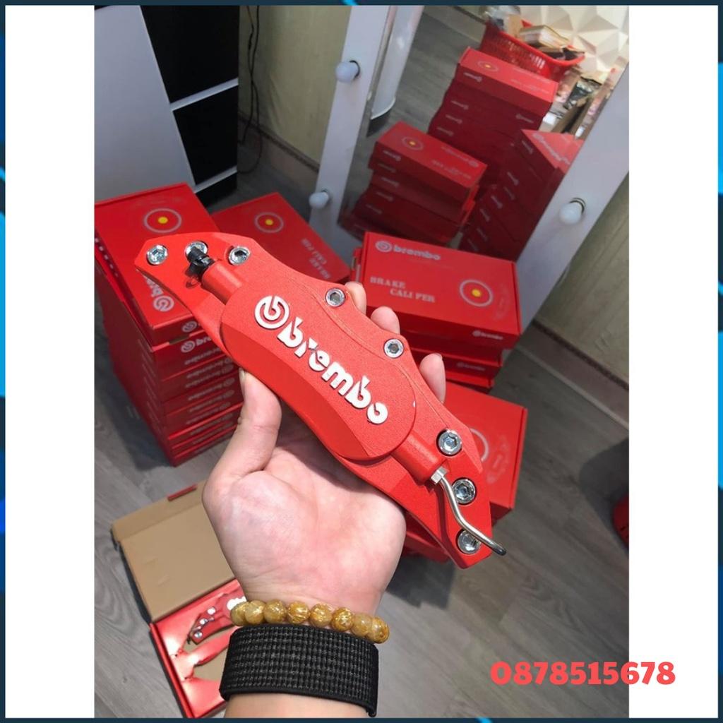 Bộ 2 ốp độ má phanh đĩa Brembo KIM LOẠI phong cách thể thao và đẳng cấp cho ô tô xe hơi (ĐỦ SIZE 14-15, 16-17, 18-19