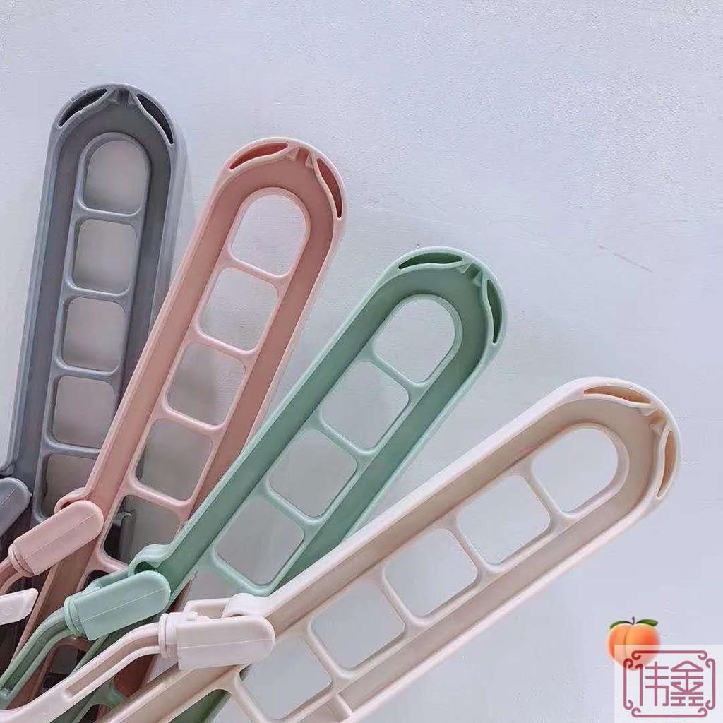 Móc treo quần áo thông minh - Móc treo đa năng tiện dụng xếp gọn 9 lỗ