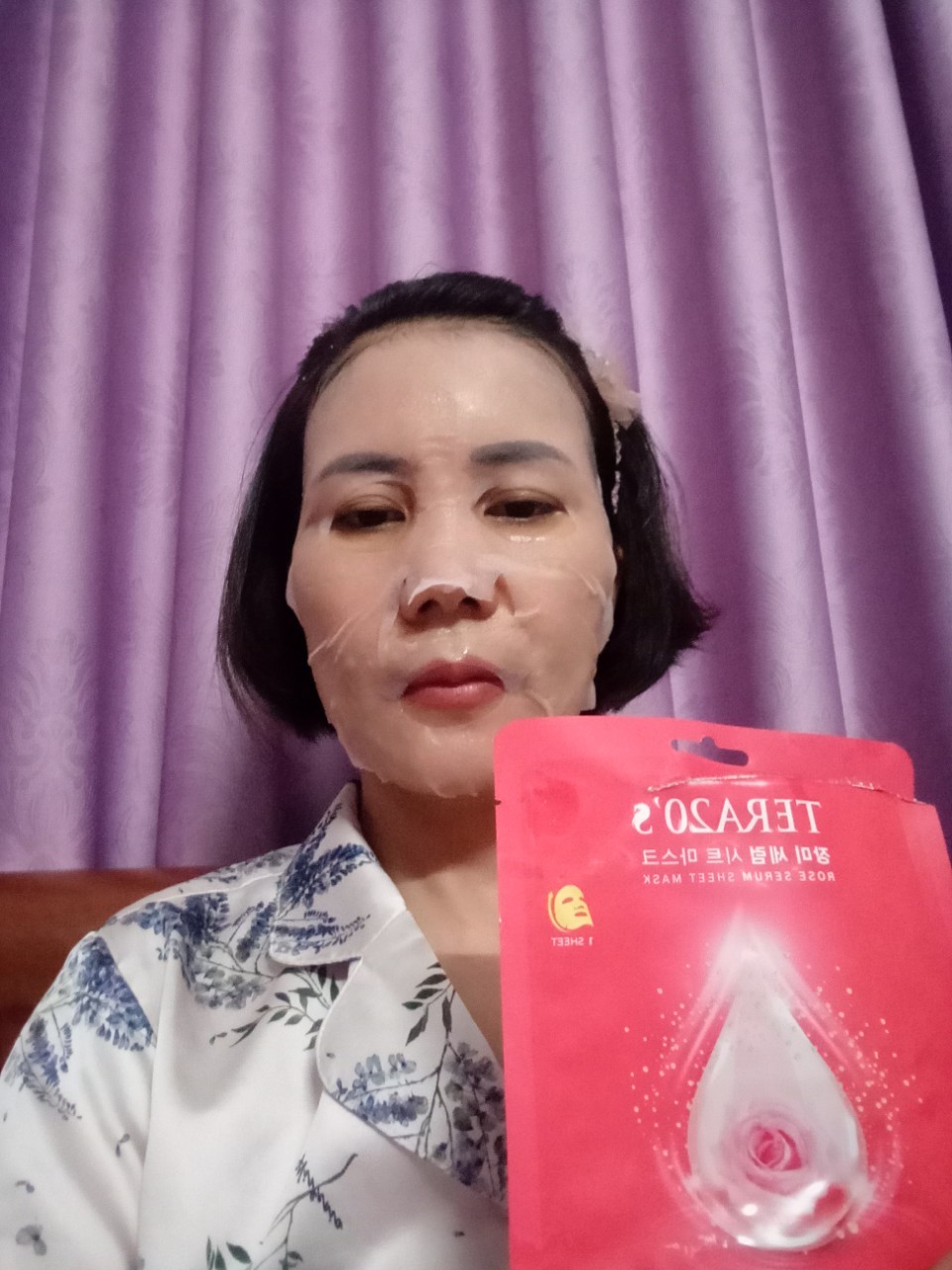 Mặt nạ dưỡng da Serum Hoa Hồng TERA20's Hàn Quốc