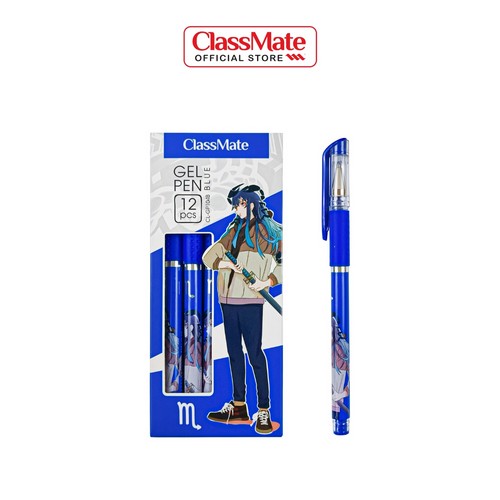 Bút Gel Classmate - 1 Chiếc - Ngòi 0.5mm, Hình Cung Hoàng Đạo, Mực Trơn, Nét Đẹp Dành Cho Học Sinh CL-GP104