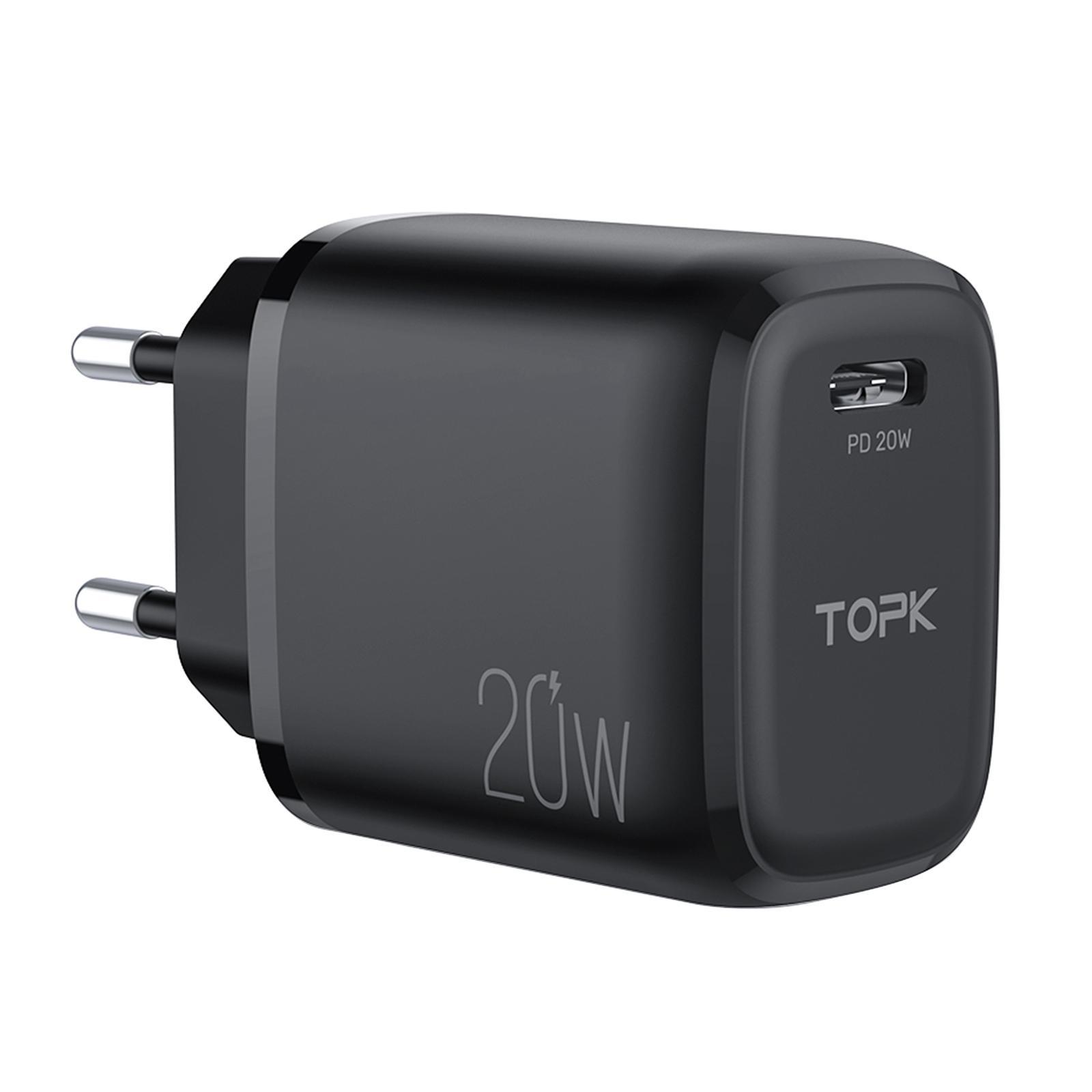 PD 20W Ports Wall Charger Block Adapter Fast Charging EU Plug