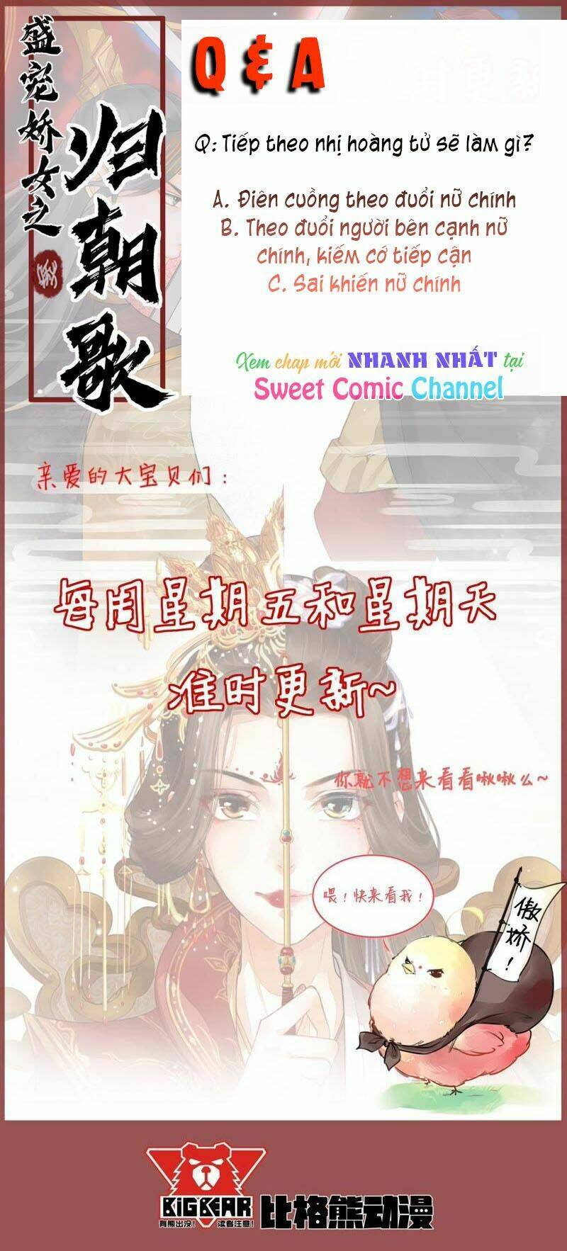thịnh sủng kiều nữ trở về triều ca chapter 34 35