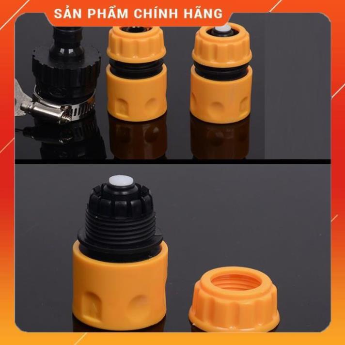 ️️ Bộ dây vòi xịt nước rửa xe, tưới cây , tăng áp 3 lần, loại 20m 206622-5 cút sập,nối nhựa đen+ đai