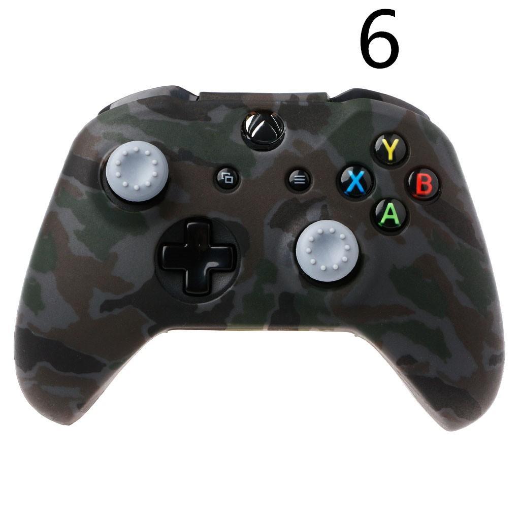 Bộ tay cầm chơi game bằng silicon + 2 nút bấm cho Xbox One x S
