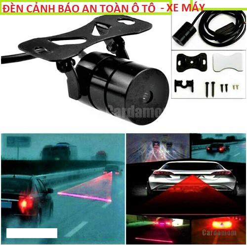 Đèn cảnh báo an toàn ô tô xe máy đi sương mù báo vạch khoảng cách rõ nét loại tốt