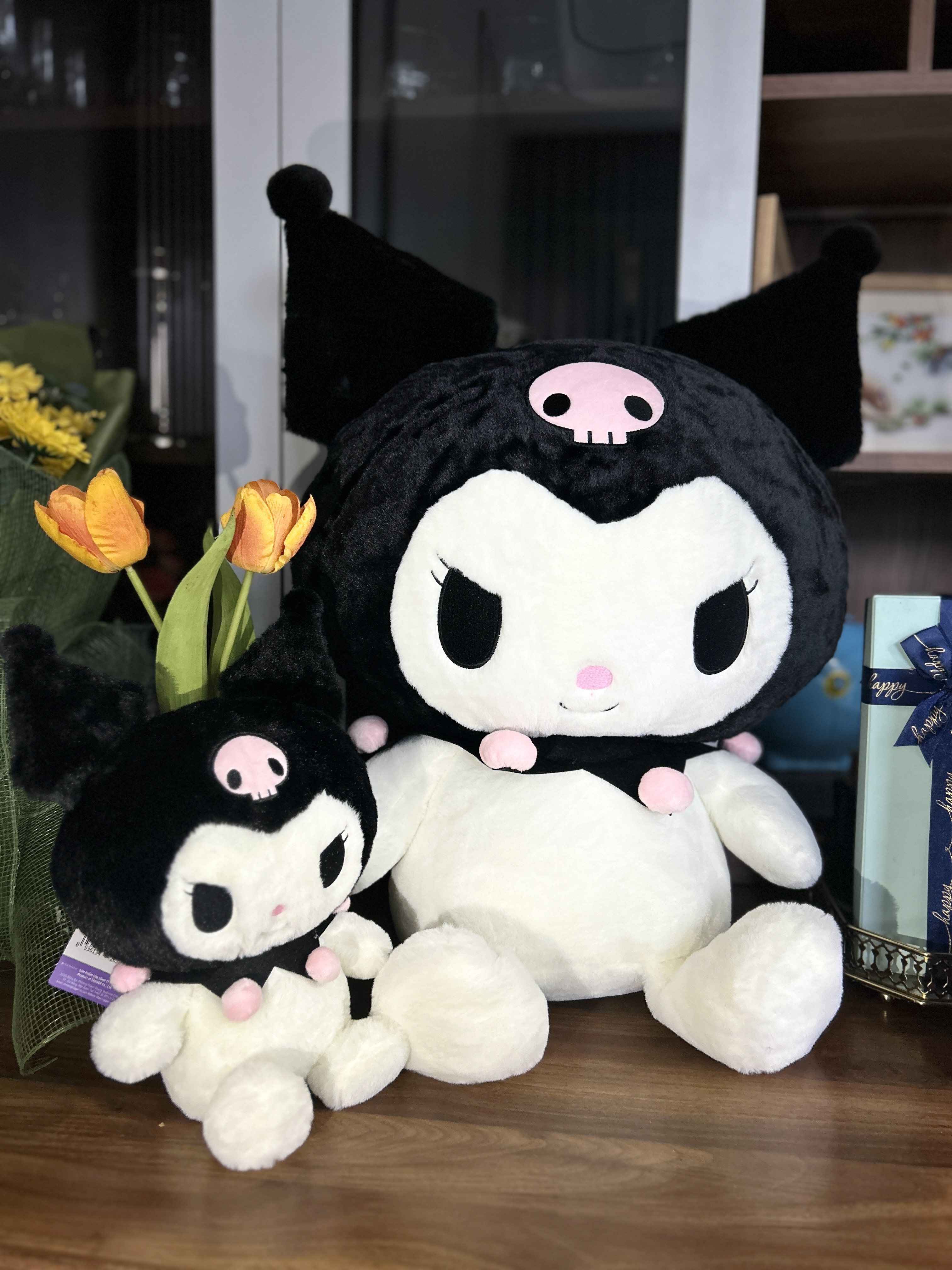 Gấu Bông Kuromi Size S Cho Bé Cao Cấp, Thú bông Kuromi cho bé, Gấu Bông Nhỏ, Gấu bông Cao Cấp Mềm Mịn Size 25x20cm, Quà tặng đáng yêu - Sản phẩm chính hãng, Phân phối bởi Teenbox.