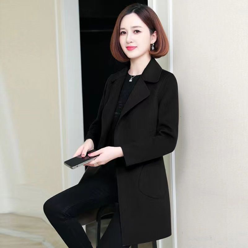 Áo dạ mỏng nữ phong cách Hàn Quốc mã AD01
