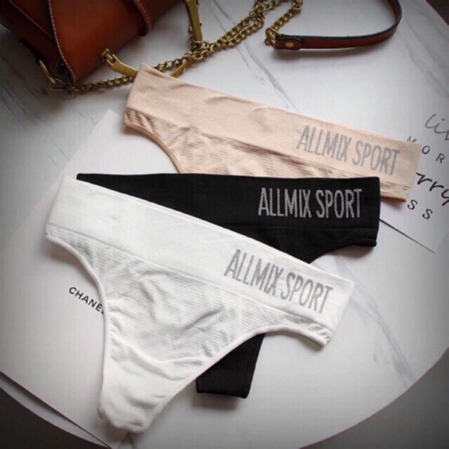 ️Quần lót lọt khe ALLMIX SPORT cạp to dáng thể thao mã B228️