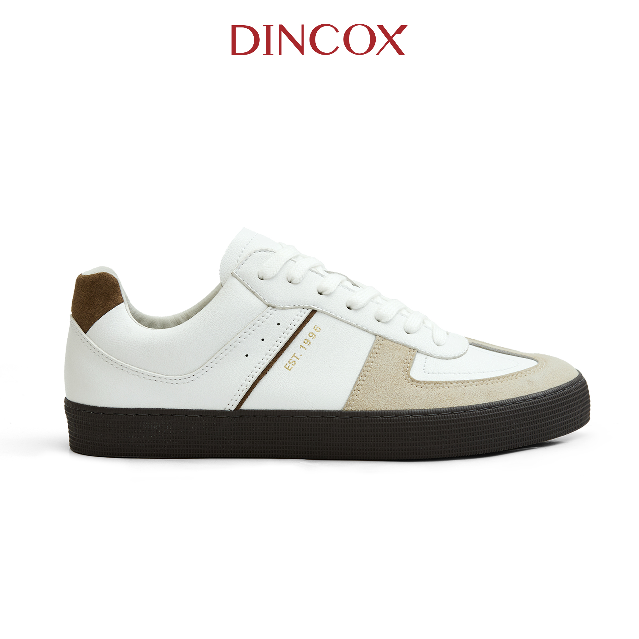 Giày Sneaker Da - GAT Shoes Nam Nữ DC36 White Dune Dincox Shoes