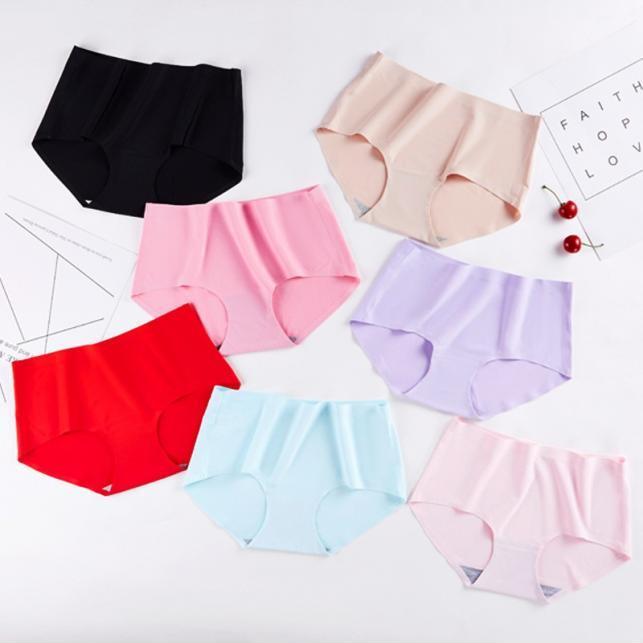 Bộ 10 Quần lót đúc ép viền size lớn cạp cao - Mẫu 05