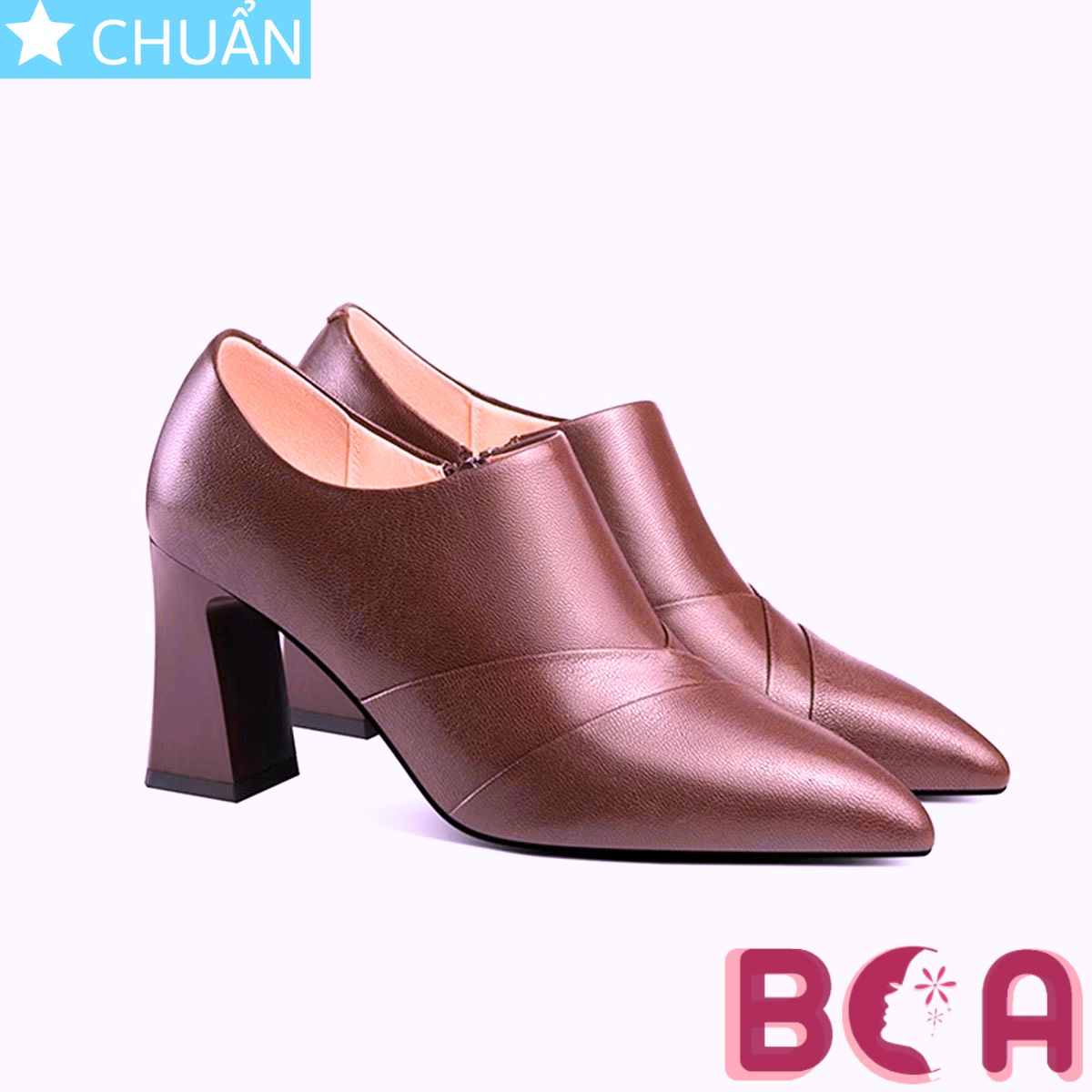 Giày boots nữ cổ ngắn mũi nhọn 7p RO590 ROSATA tại BCASHOP thiết kế đơn giản nhưng sang trọng, không cầu kì mà khí chất