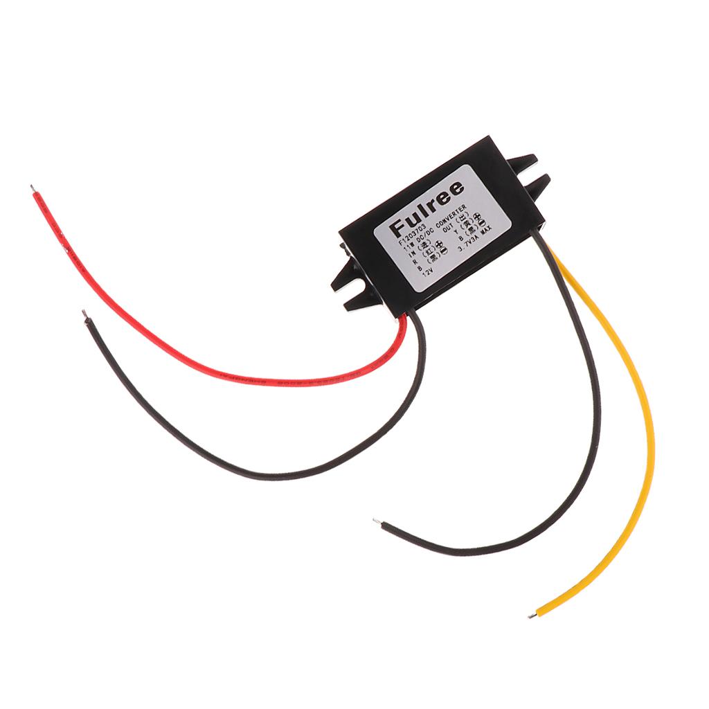 DC Buck Step Down Voltage Converter 12V to 3.7V Car LED Power Supply Module