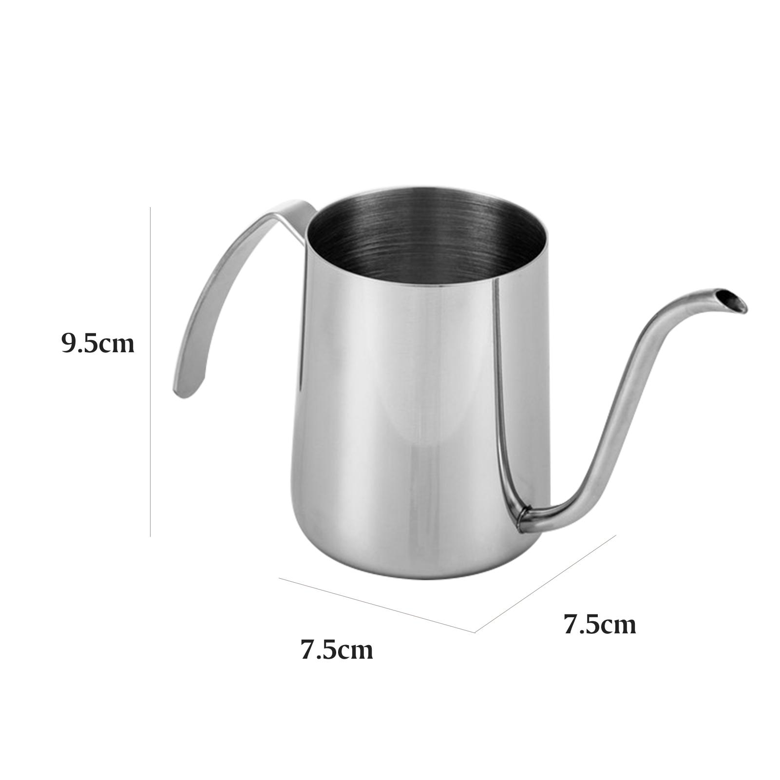 Ấm đun nước cổ ngỗng pha trà, cà phê 350ml bằng thép không gỉ
