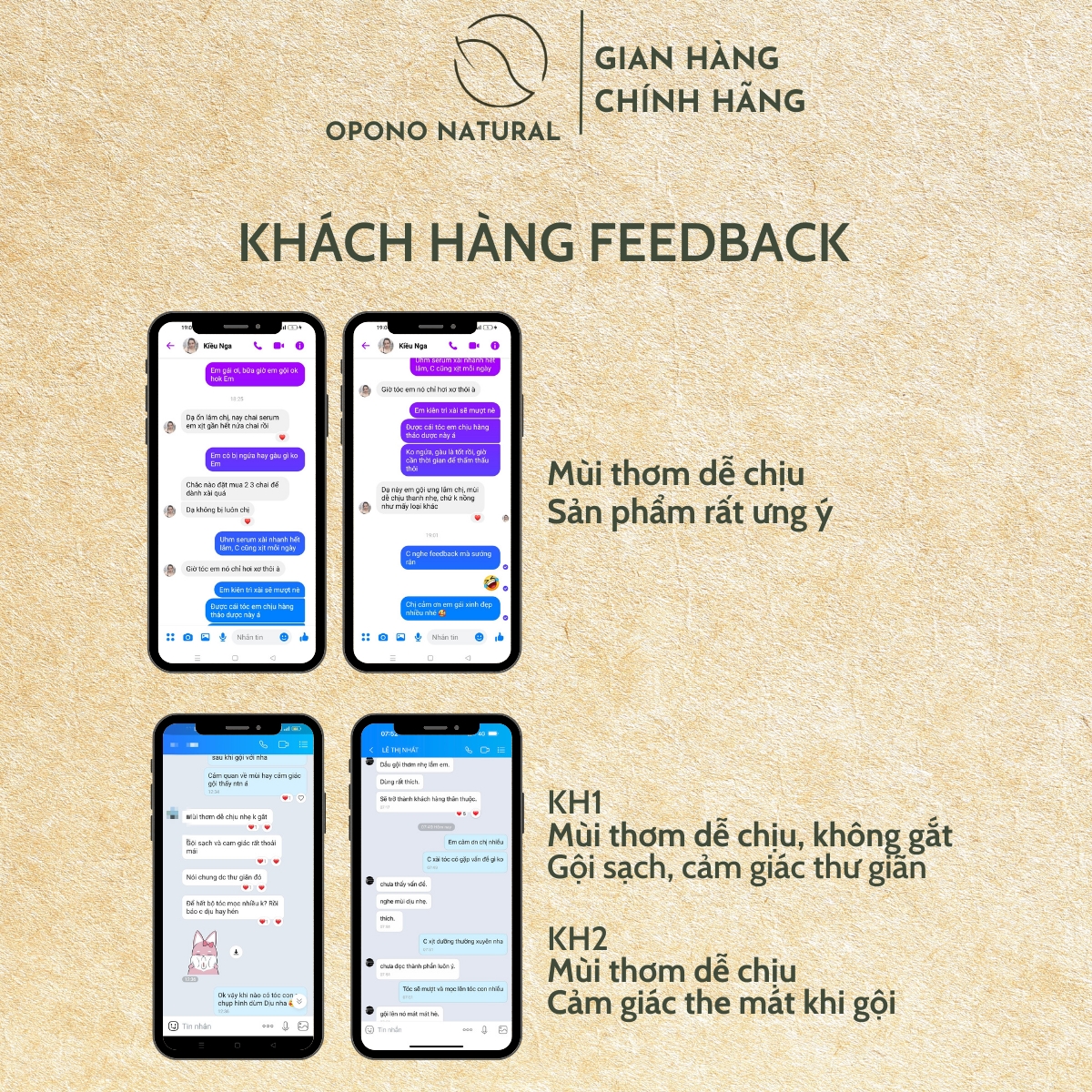 Combo du lịch Dầu gội, Dầu xả thảo, Tinh dầu bưởi kích mọc tóc, trị gàu, dưỡng tóc Opono Natural - Size du lịch 30ml