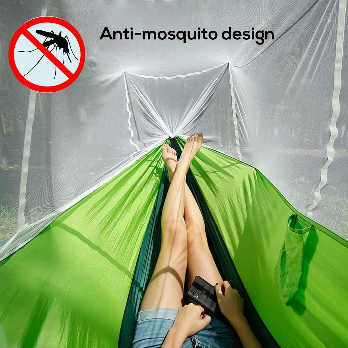 Cắm Trại Ngoài Trời Võng Có Mùng 1-2 Người Di Động Du Lịch Cắm Trại Vải Treo Xoay Võng Giường Bàn Ghế Sân Vườn